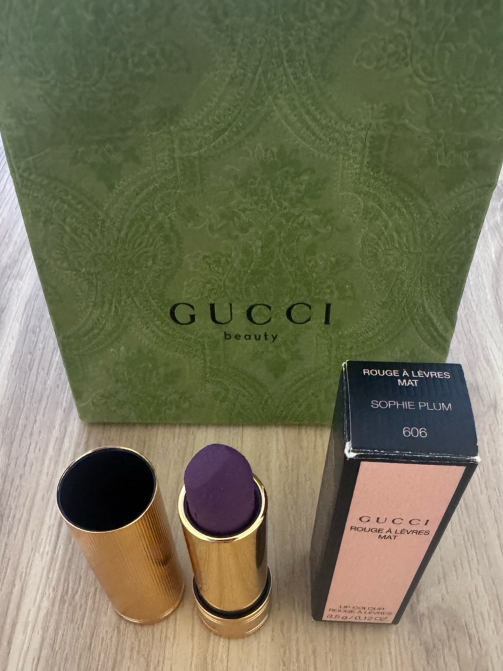 Gucci Lipstick Sophie Plum 606